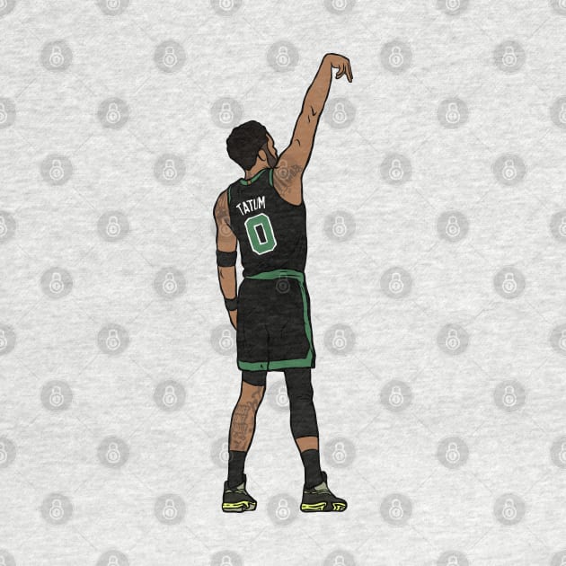 Jayson Tatum Holds The Release by rattraptees